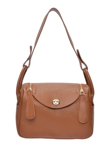 Luisa Vannini Brown Leather Bag