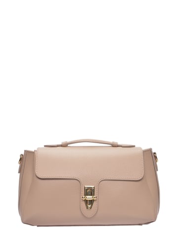 Roberta M Beige Leather Bag