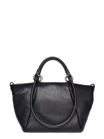 Roberta M Black Leather Bag