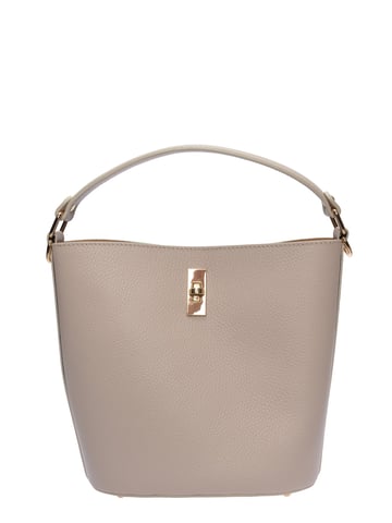 Luisa Vannini Beige Leather Bag