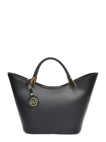 Roberta M Black Leather Bag