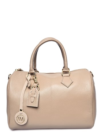 Roberta M Beige Leather Bag