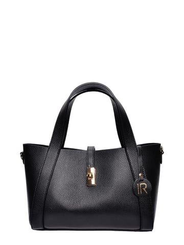 Isabella Rhea  Black Leather Bag