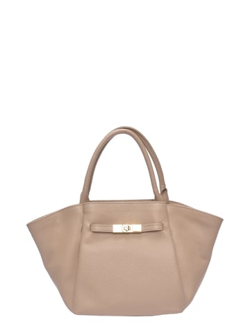 Roberta M  Beige Leather Bag