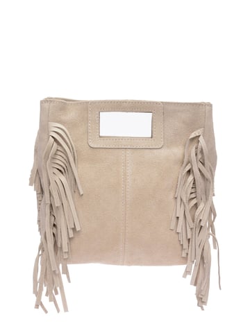 Anna Luchini Beige Leather Bag