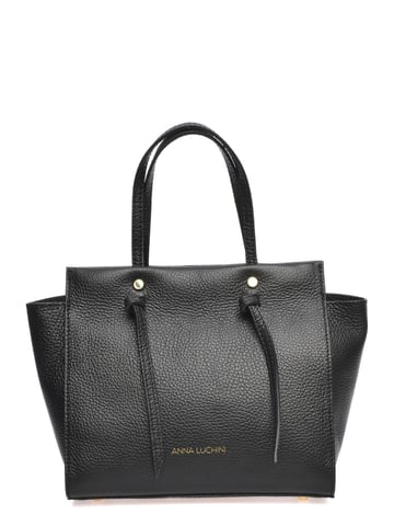 Anna Luchini Black Leather Bag