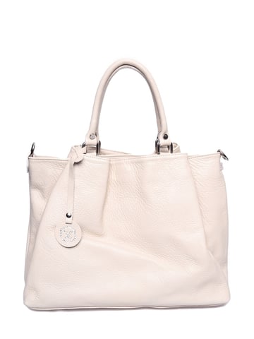 Luisa Vannini Beige Leather Bag