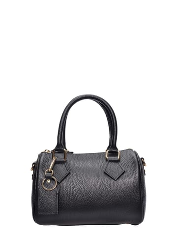 Luisa Vannini  Black Leather Bag
