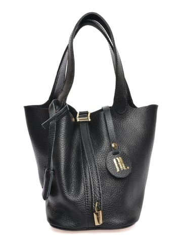 Anna Luchini Black Leather Bag