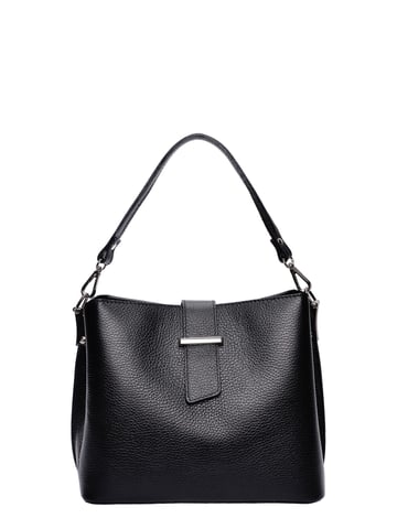 Isabella Rhea Black Leather Bag