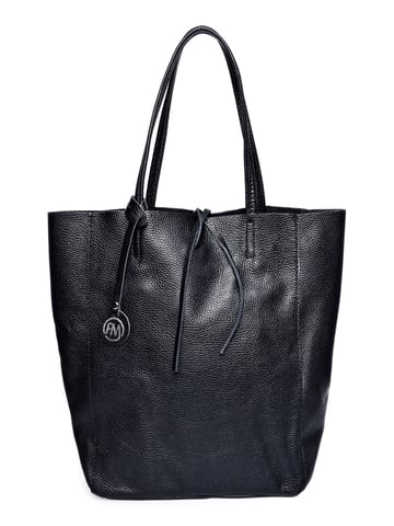 Roberta M Black Leather Bag