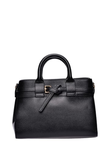 Isabella Rhea Black Leather Bag