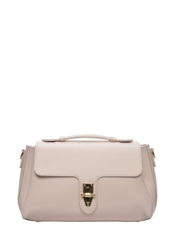Roberta M Beige Leather Bag