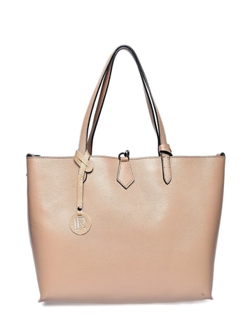 Isabella Rhea Beige Leather Bag