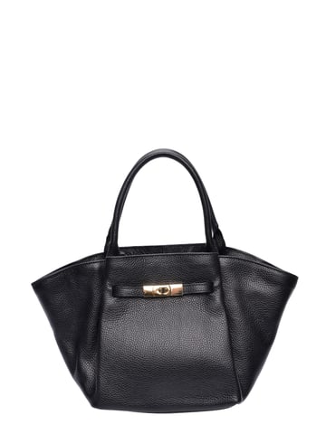 Roberta M Black Leather Bag