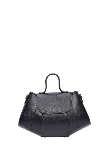 Luisa Vannini  Black Leather Bag
