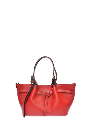 Luisa Vannini Red Leather Bag