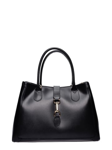 Isabella Rhea Black Leather Bag