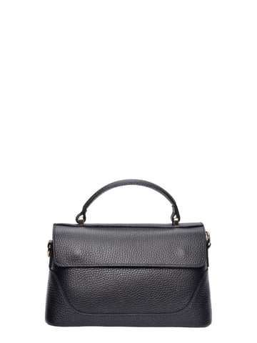 Luisa Vannini Black Leather Bag