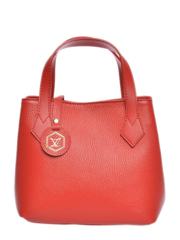 Luisa Vannini  Red Leather Bag