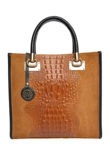 Roberta M Brown Leather Bag
