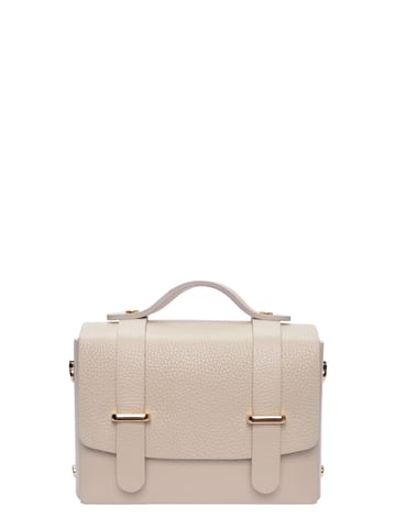 Luisa Vannini Beige Leather Bag