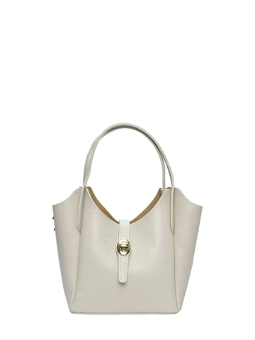 Isabella Rhea  Beige Leather Bag