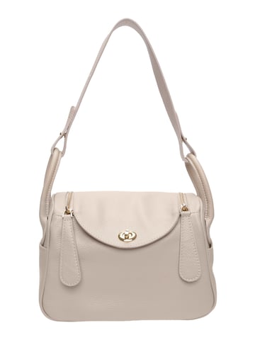 Luisa Vannini Beige Leather Bag