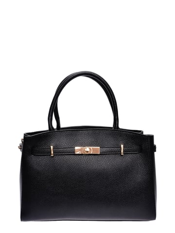 Isabella Rhea Black Leather Bag