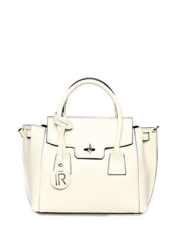 Isabella Rhea Beige Leather Bag