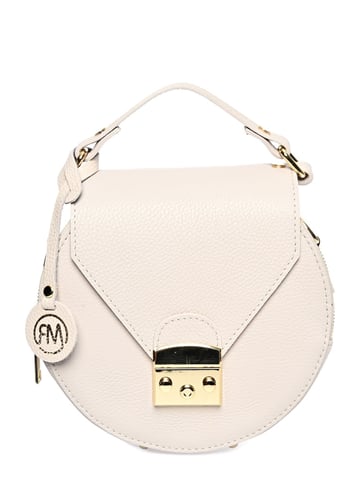 Roberta M Beige Leather Bag