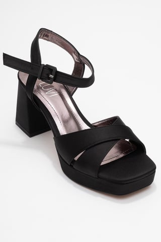 Lisbon Platform Block Heel Sandal