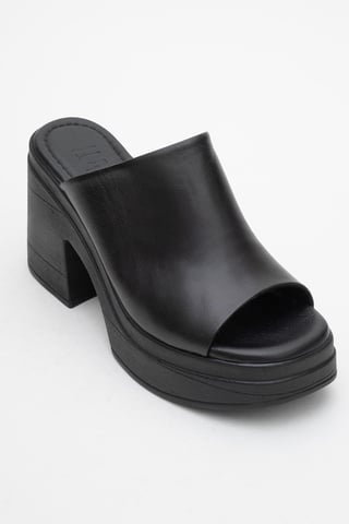 Nola Leather Platform Mules (Women)