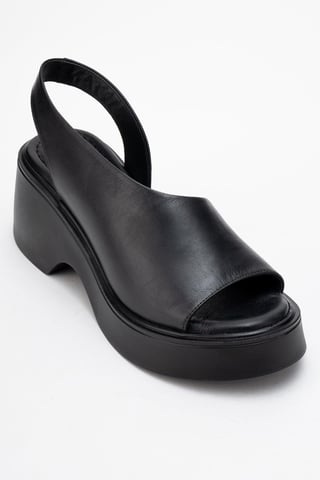 ROY Leather Wedge Sandal (Women)