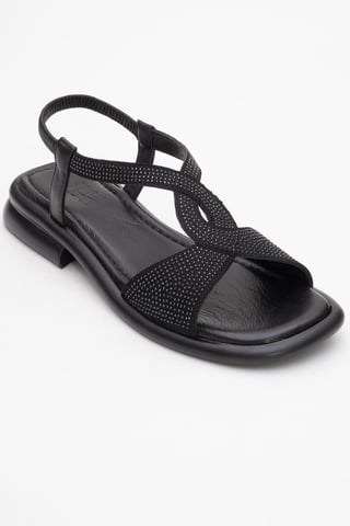 Sieglinde Embellished Leather Sandal
