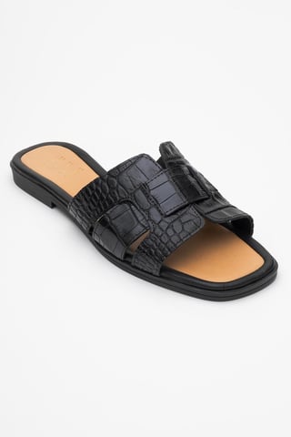 Notre Läder Platt Sandaler (Women)