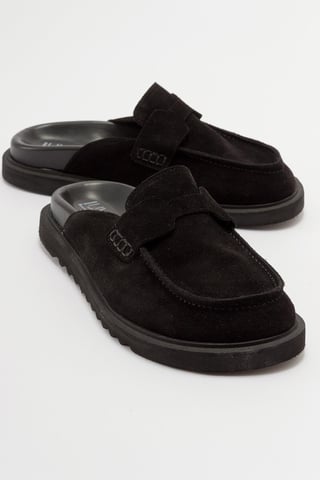 Laven Suede Leather Clogs (Women)