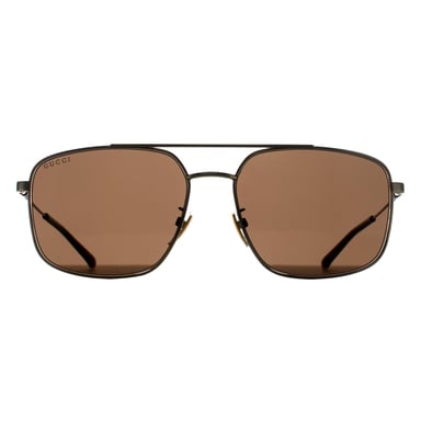 Gucci Vierkant Heren Goud Bruin GG2096SA