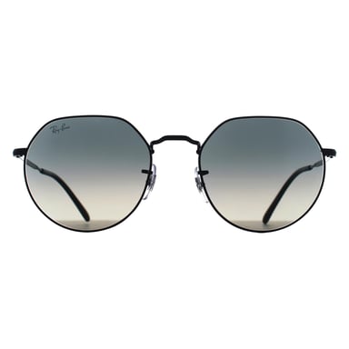 Ray-Ban Rond Unisex Gepolijst Zwart Grijs Gradiënt RB3565 Jack