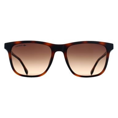 Lacoste Rechthoek Heren Havana Bruin Kleurverloop L6041S