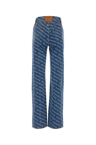 Printed Denim Jeans