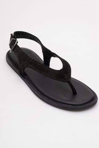 Belinda Läder Thong Sandaler (Women)