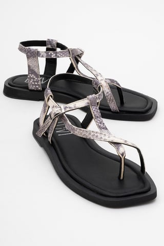 Morgana Läder Thong Sandal (Women)