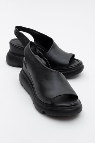 Agusto Leather Platform Sandal (Women)