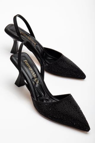 Rae Slingback Kitten Heel Pumps
