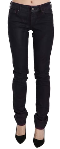 Cavalli Coated Skinny Jeans Navy
