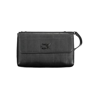 Calvin Klein Nero Polyester Women Shoulder Bag