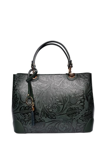 Anna Luchini Green Leather Bag