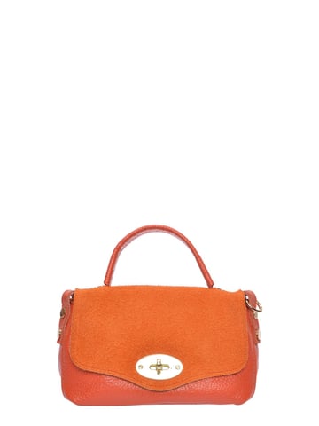 Roberta M  Orange Leather Bag