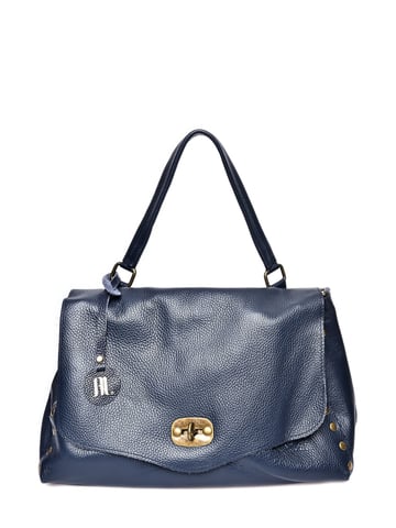 Anna Luchini Blue Leather Bag